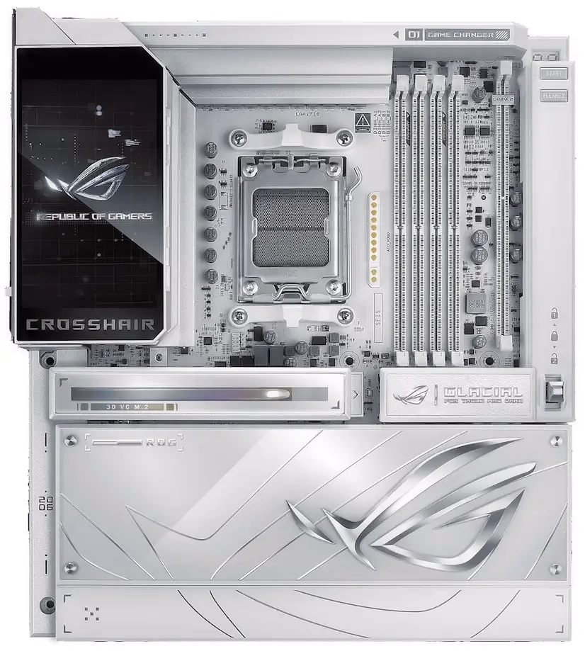 Montaje Placa Base ASUS ROG CROSSHAIR X870E GLACIAL Braojos de la Sierra Braojos de la Sierra PC - Montaje Placa Base ASUS ROG CROSSHAIR X870E GLACIAL Braojos de la Sierra